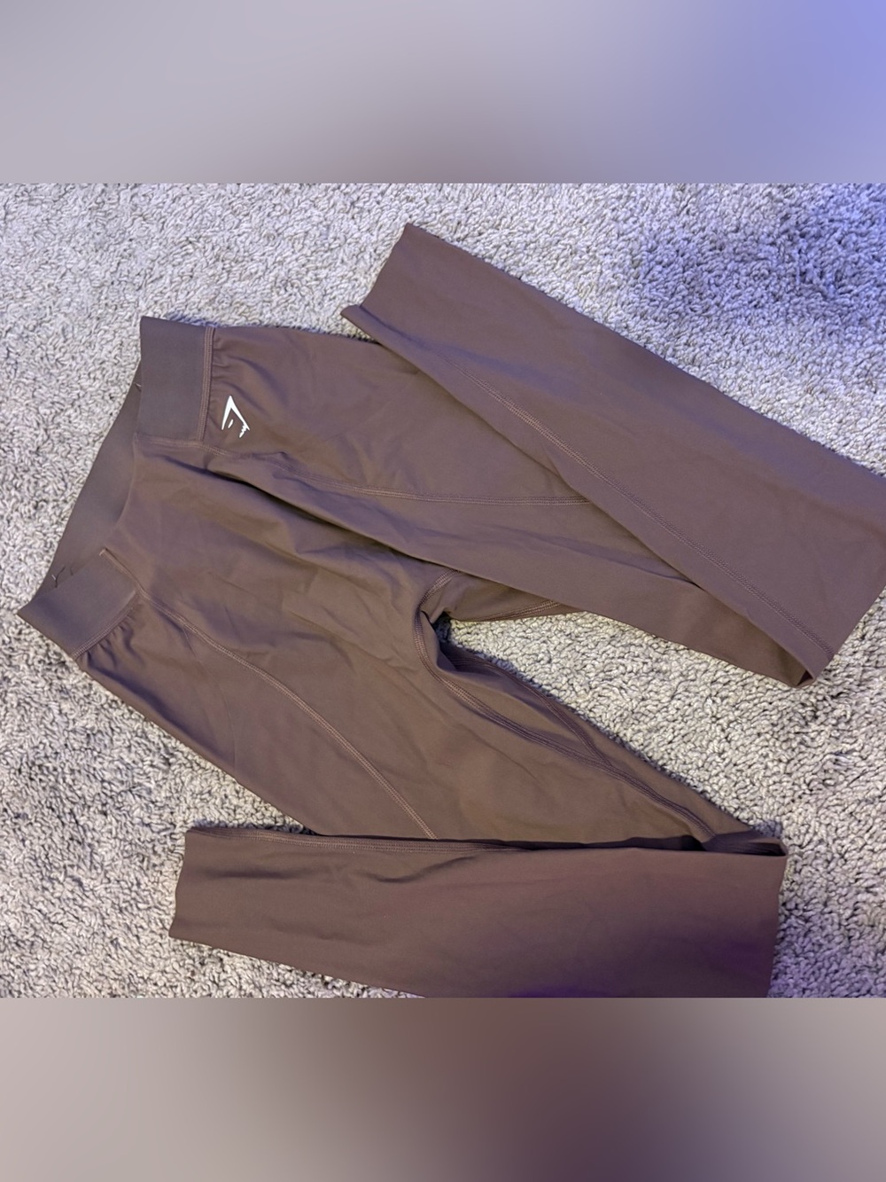 Gymshark Brown High-Waisted Performance Leggings